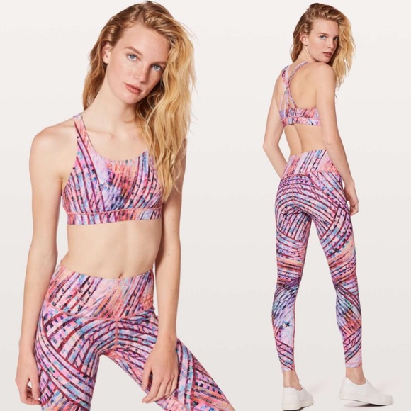 lululemon athletica Other - Lululemon Limited Edition Print Energy Sports Bra